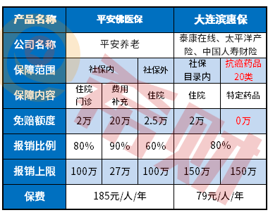 大连滨惠保承保内容